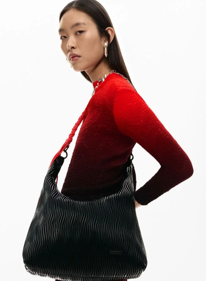 DESIGUAL Black Medium embossed bag for Women | Best Price UAE